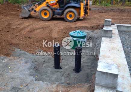 Монтаж септика KoloVesi 5